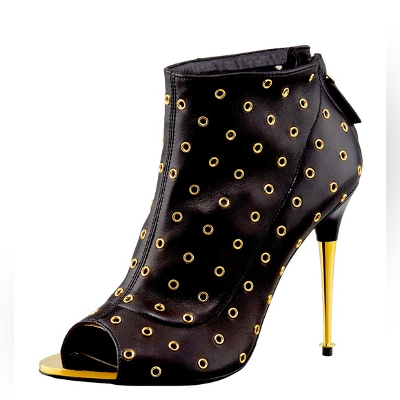 Tom Ford Shoes - Tom Ford open toe grommet bootie